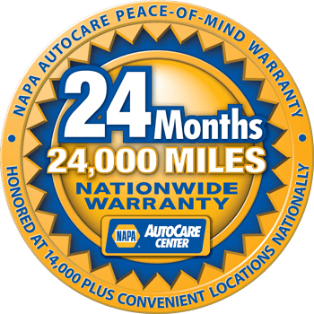 NAPA 24 Month / 24000 Miles Warranty | Pace Tire Pros